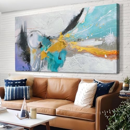 Arjun Large Abstract Wall Art Canvas - Image 2