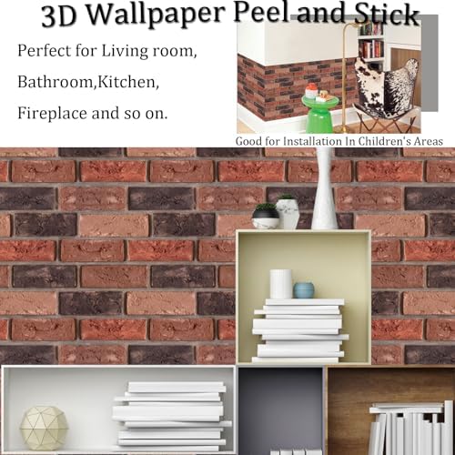 3D Faux Brick Wall Panels, Self-Adhesive Waterproof - Image 2