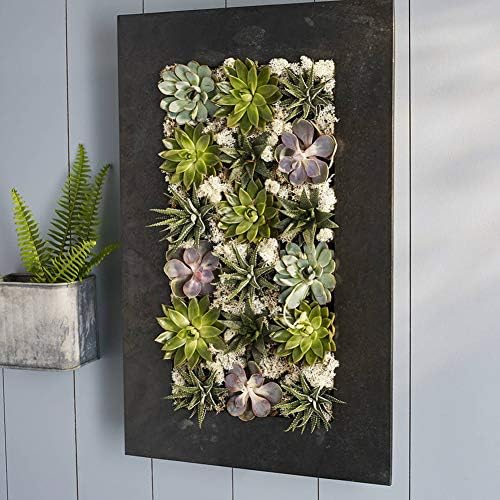 Modern Home Living Wall Galvanized Steel/Zinc Succulent Planter, Wall Mounted - Image 3