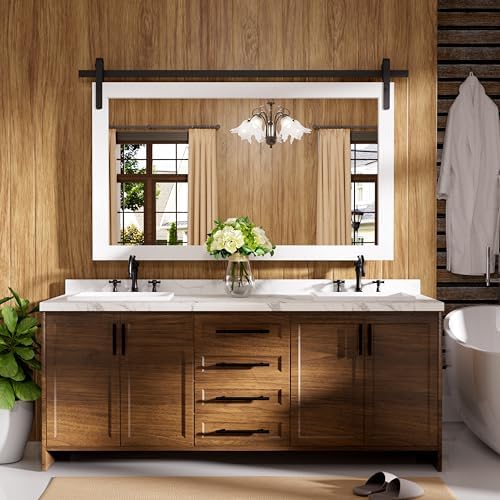 PAIHOME Farmhouse Bathroom Vanity Mirror - Image 2