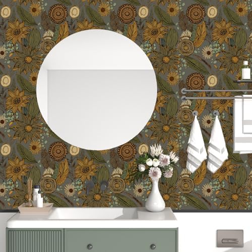 Laatse Boho Wallpaper Peel and Stick 17.5"x393" - Image 4