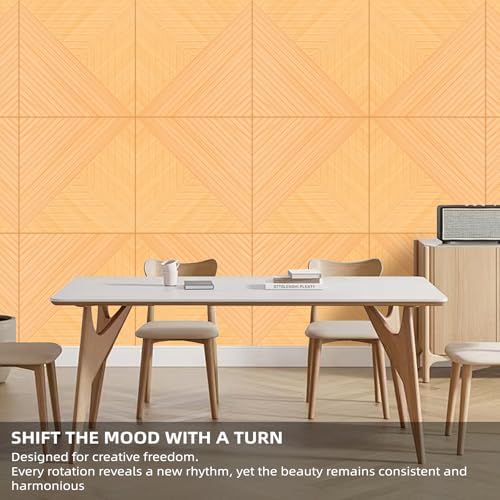 6 Pack Peel and Stick Wood Acoustic Wall Panels - Image 6