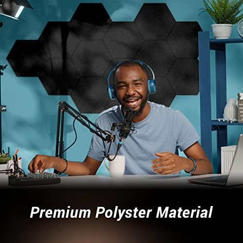 TONOR 18 Pack High Density Hexagon Acoustic Panels - Image 2