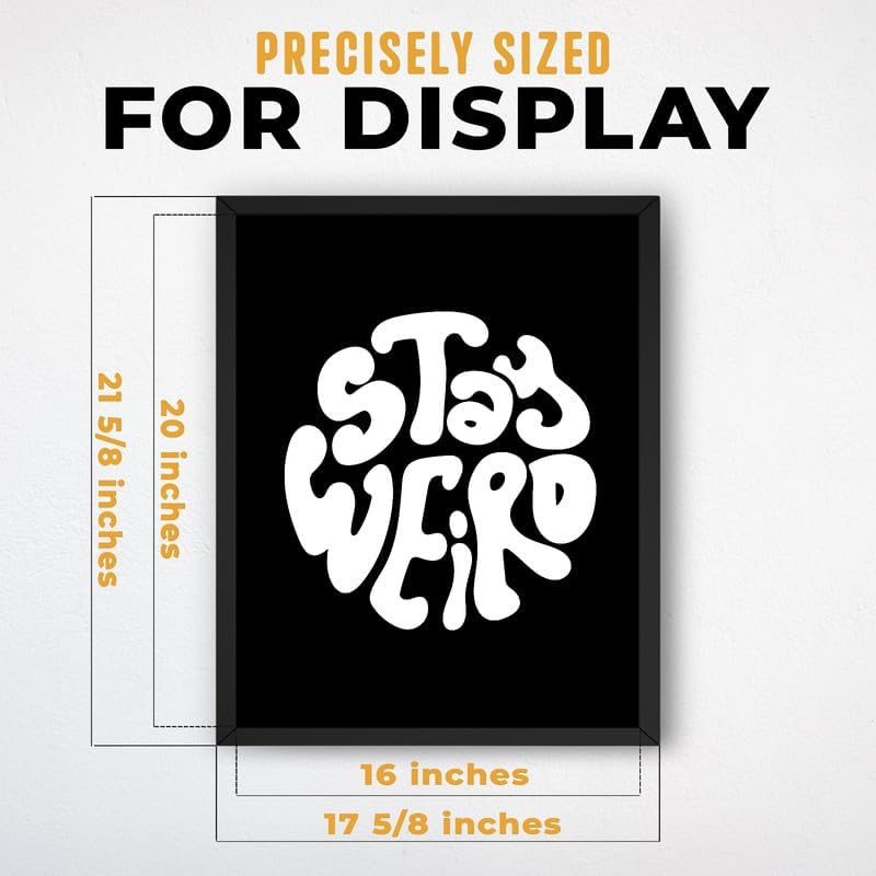 InkFlow Posters Stay Weird Canvas Poster - Image 3