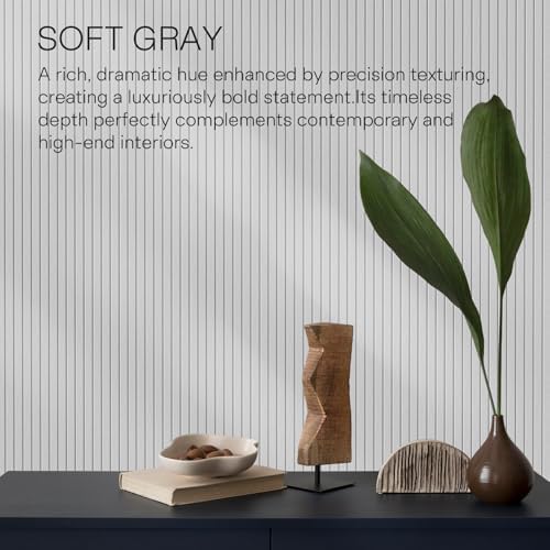 MaxGear Bulletin Board 36" x 24", Soft Gray Felt Wall Tiles Room Decor - Image 5