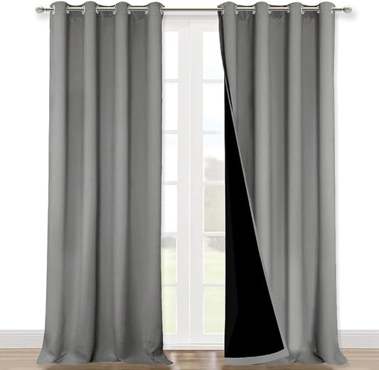 NICETOWN Total Shade Curtains and Draperies, Heavy-Duty Full Light Shading by NICETOWN