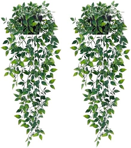 Waipfaru 2Pcs Fake Hanging Plants by Waipfaru