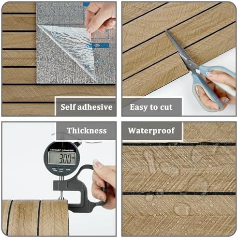3D Brown Wood Wall Panels Acoustic Slat Wall Paneling - Image 6