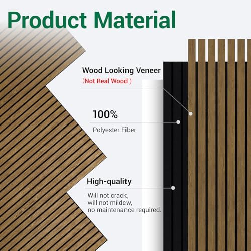 4 Pack 47.2×23.6 Inch Decorative Acoustic Wall Panels - Image 2