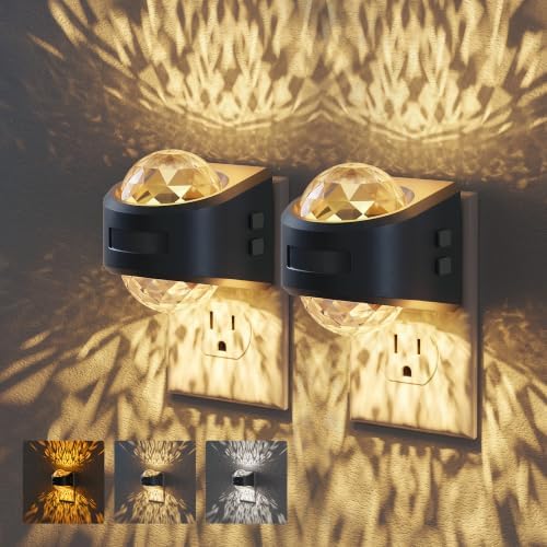 JandCase Night Lights Plug into Wall, 2 Pack Star Projector Night Light by JandCase