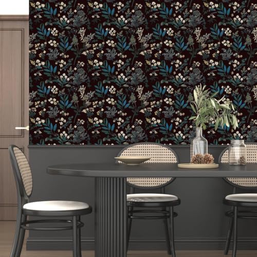 Laatse Vintage Floral Peel and Stick Wallpaper 17.5'' x 787'' - Image 4