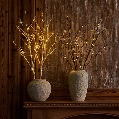 LITBLOOM Lighted White Twig Branches 32IN 100 LED - Image 3