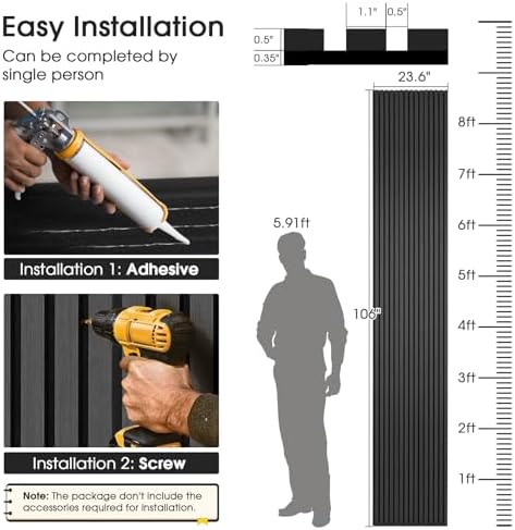 Acoustic Wood Slat Panels, Soundproof Wooden Wall Panels, 3D Fluted Panel - Image 4