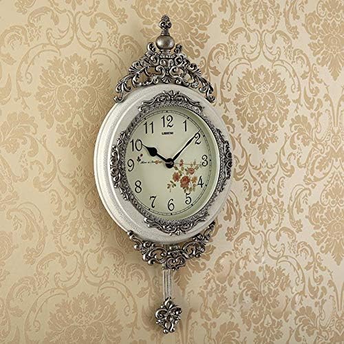 SHISEDECO 29.5" Large Vintage Antique Grandfather Pendulum Wall Clock - Image 3