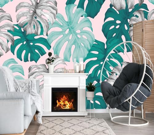 XMPMBM-Tropical Leaf Botanical backsplash Large Decorative Wallpaper Banana - Image 2