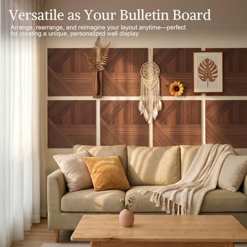Acoustic Wall Panels, 8 Piece 23.62" X 23.62" Peel and Stick Wall Panels - Image 5