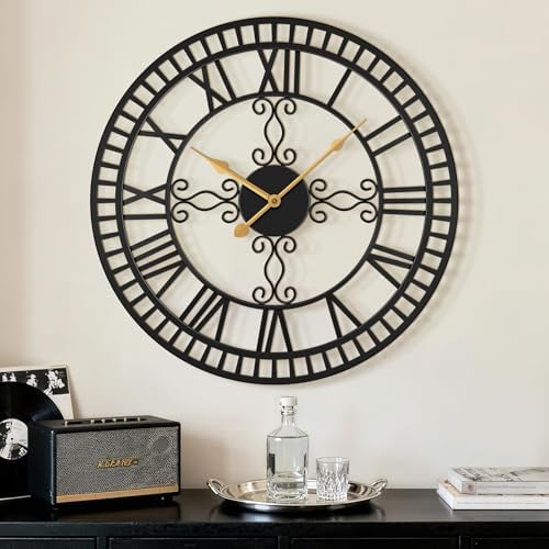 30" Large Wall Clock Decorative by Tempospark