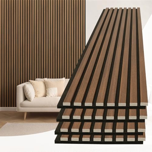 Art3d 94 x 12.6 Inch Acoustic Lightweight Slat Wall Panel by Art3d