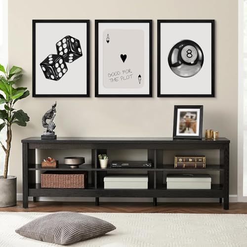 Black White Aesthetic Wall Art Decor 8 Ball Canvas Poster Y2k Cool Dice - Image 4