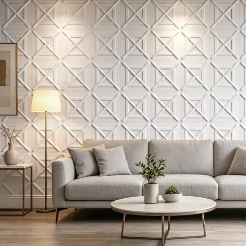 Art3d X-Shape Decorative 3D Wall Panels, 11.8 x 11.8 in - Image 2