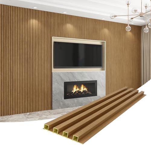 Slat Wall Panel 8-Pack, 108’’x6.1’’ by Unknown
