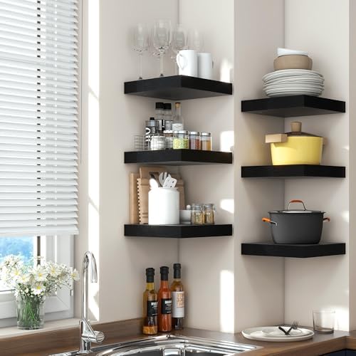 Venusmiles 12"x12" Square Floating Shelves - Image 2