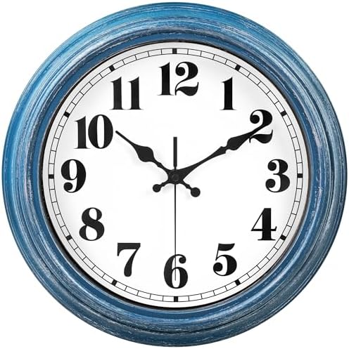 JENLYSTIME 12 Inch Retro Wall Clock by JENLYSTIME