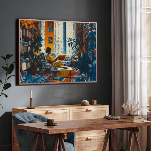 Black Woman Art African American Women Black Girl Wall Art 16X24IN Unframed - Image 4