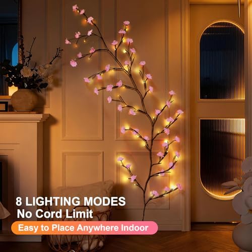 USB Powered Rose Willow Vine Lights - Image 4