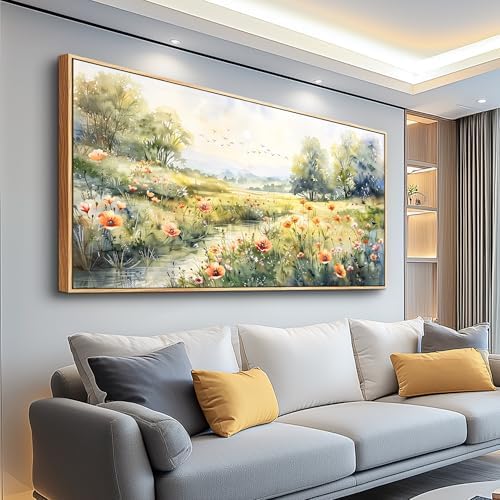 XIGUANGART Large Framed Wall Decor Canvas Wall Art by XIGUANGART