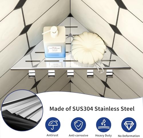10‘’ Corner Shower Shelf - Image 6