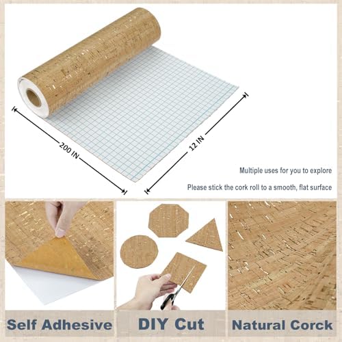WESTICK Self Adhesive Cork Fabric Inlaid - Image 6