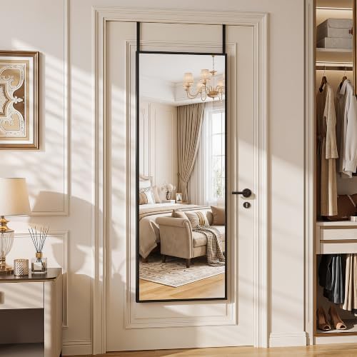 Suidia Full Length Mirror Over the Door&Wall Mounted, HD Shatterproof, Hanging - Image 3