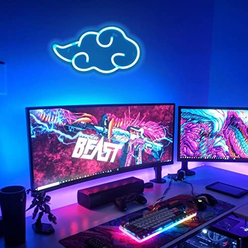Dleouly Anime Neon Sign, LED Blue Cloud Neon Signs - Image 5