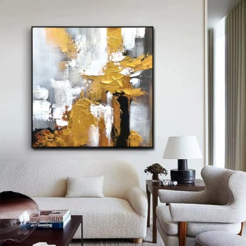 Large 3D Textured Black and White Abstract Wall Art - Image 6