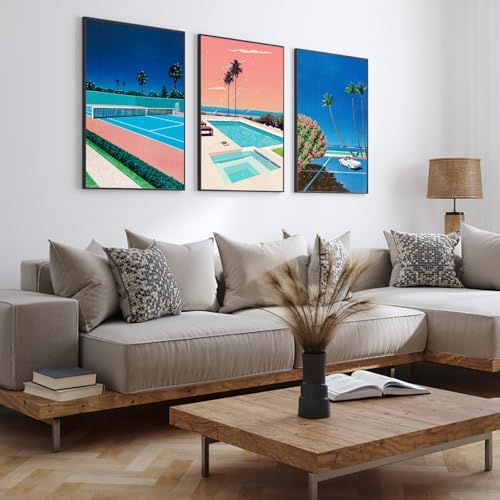 Modern Vintage Landscape Hiroshi Nagai Japanese Poster 12x16x3Inch Unframed - Image 3
