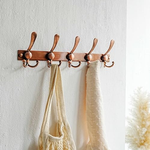 Dseap Coat Rack Wall Mount, Heavy Duty 12-Gauge Base vs Flimsy 1mm, - Image 7