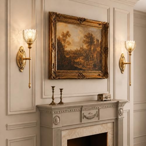 Hamilyeah Gold Wall Sconce, Vintage Wall Light - Image 5