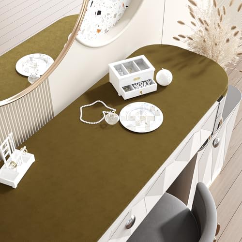 Brown Felt Drawer Liner Self Adhesive Velvet Fabric - Image 4