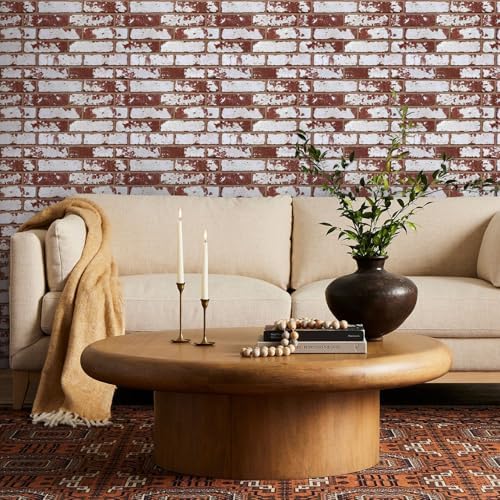 3D Peel and Stick Faux Brick Wall Panels 15.7" x 11.8" 10-Pack - Image 3