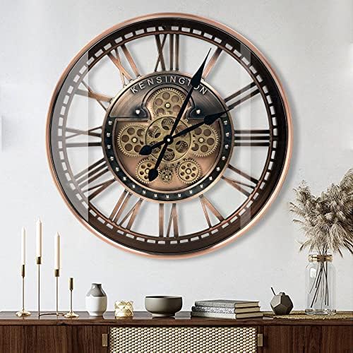 Real Moving Gears Wall Clock Large Modern Metal Clocks - Image 6