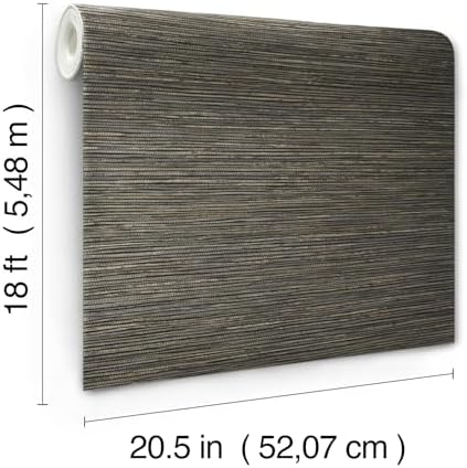 RoomMates Dimensional Grasscloth Peel and Stick Wallpaper - Image 6