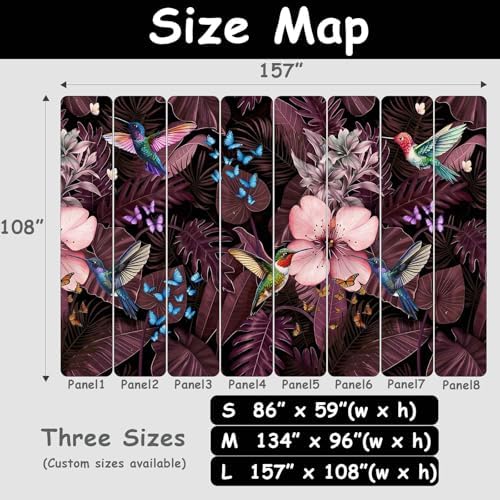 Tropical Botanical Peel and Stick Wallpaper Dark Purple Leaf - Image 4