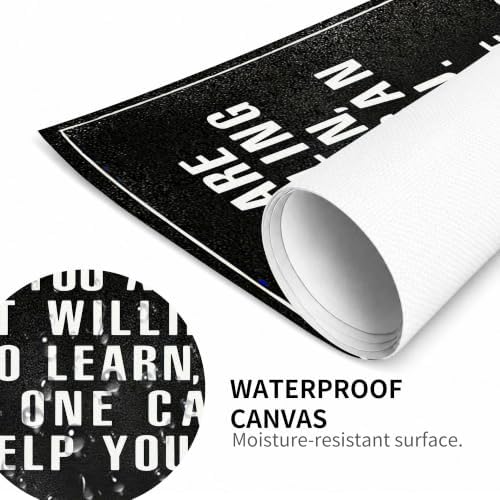 If You Are Not Willing To Learn Motivational Canvas Wall Art, Positive - Image 2