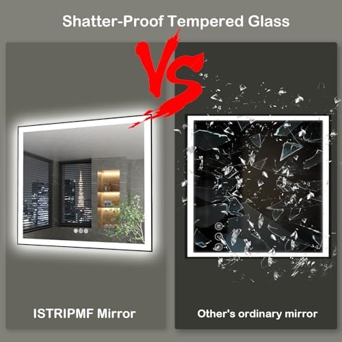 48x40 Inch LED Bathroom Mirror - Image 6