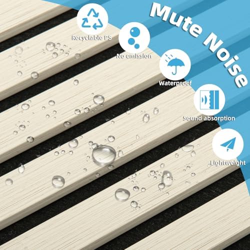 Art3d 94 x 12.6 in Acoustic Lightweight Slat Wall Panel - Image 5