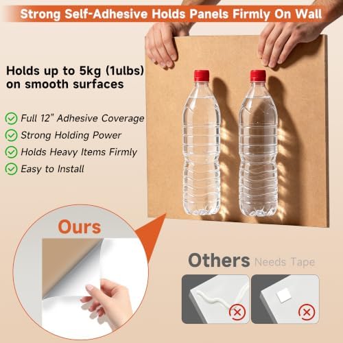 Acoustic Panels with Self Adhesive, 24 Pack Soundproofing Panels - Image 5