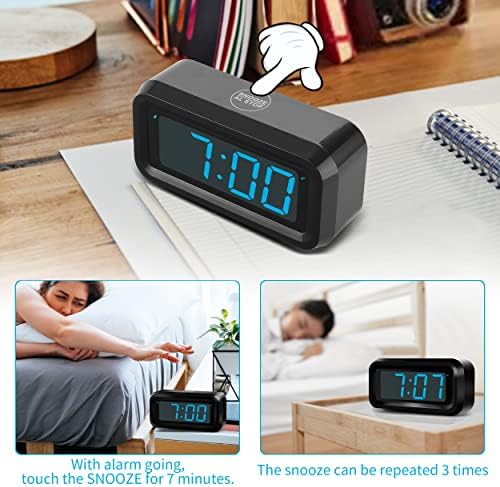 Alarm Clock, 1.2'' LED, Battery Powered, Table-top/Wall-mount - Image 5