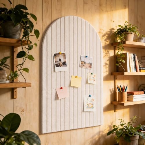 Large Arched Felt Bulletin Board, Sized 36" x 24" - Image 7