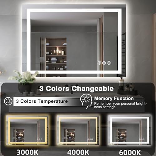 EchosLife 44"x32" Bathroom Mirror - Image 4